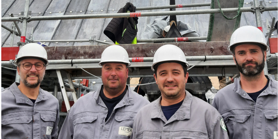 Visite du chantier Notre-Dame de Paris