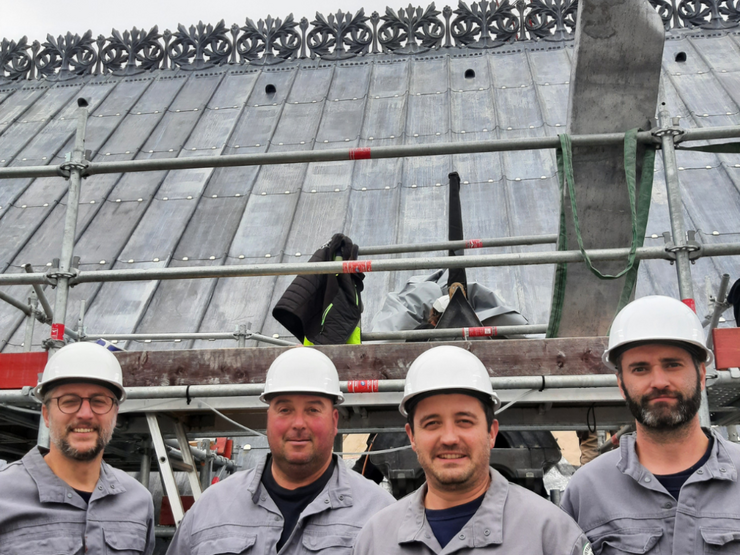 Visite du chantier Notre-Dame de Paris