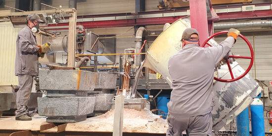 Two 20-tonne castings!