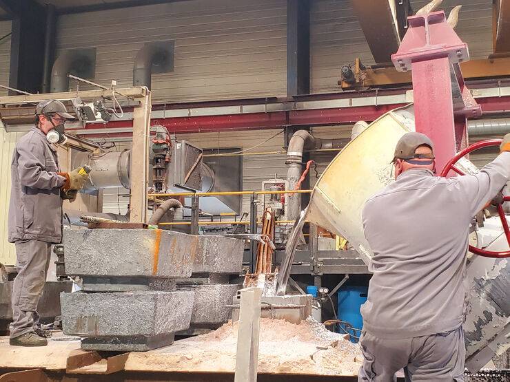 Two 20-tonne castings!