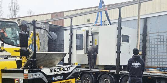 New acquisition: a 4-axis vertical machining center for our workshops