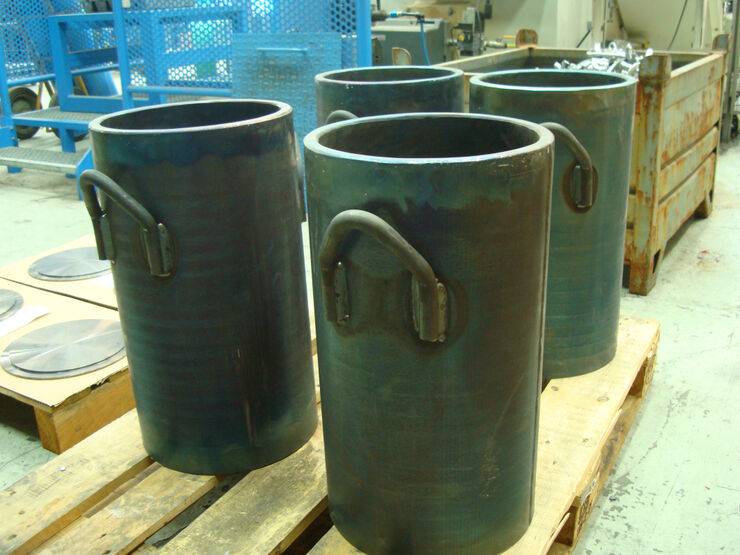 Caisses en plomb pour le démantèlement