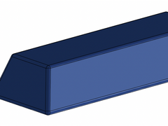 Trapezoidal counterweight