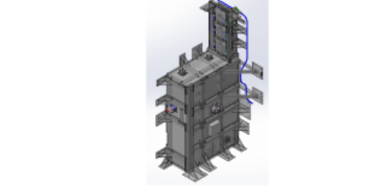 Shoring of new installations for dismantling