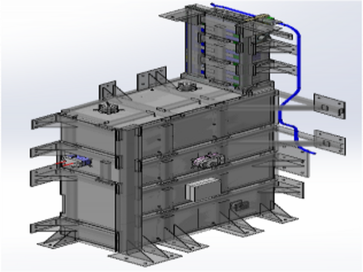 Shoring of new installations for dismantling