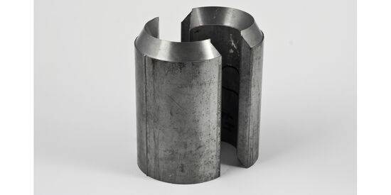 Demi-coquilles à chevrons